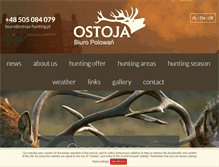 Tablet Screenshot of ostoja-hunting.eu